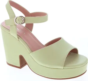 TOP Moda Women Open Toe Ankle Strap Platform Chunky Block High Heeled Sandals