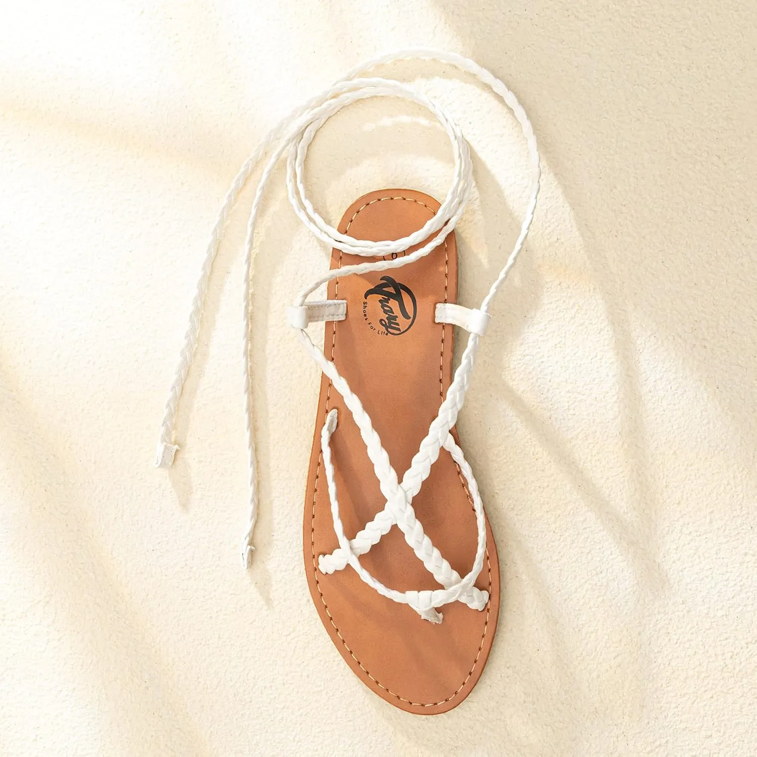 Trary Sandals Women, Lace Up Sandals for Women, Sandals for Women Dressy Summer, Open Toe Gladiator Sandals, Flat Sandals for Women Dressy, Beach Sandals for Women, Summer Sandals for Women 2023