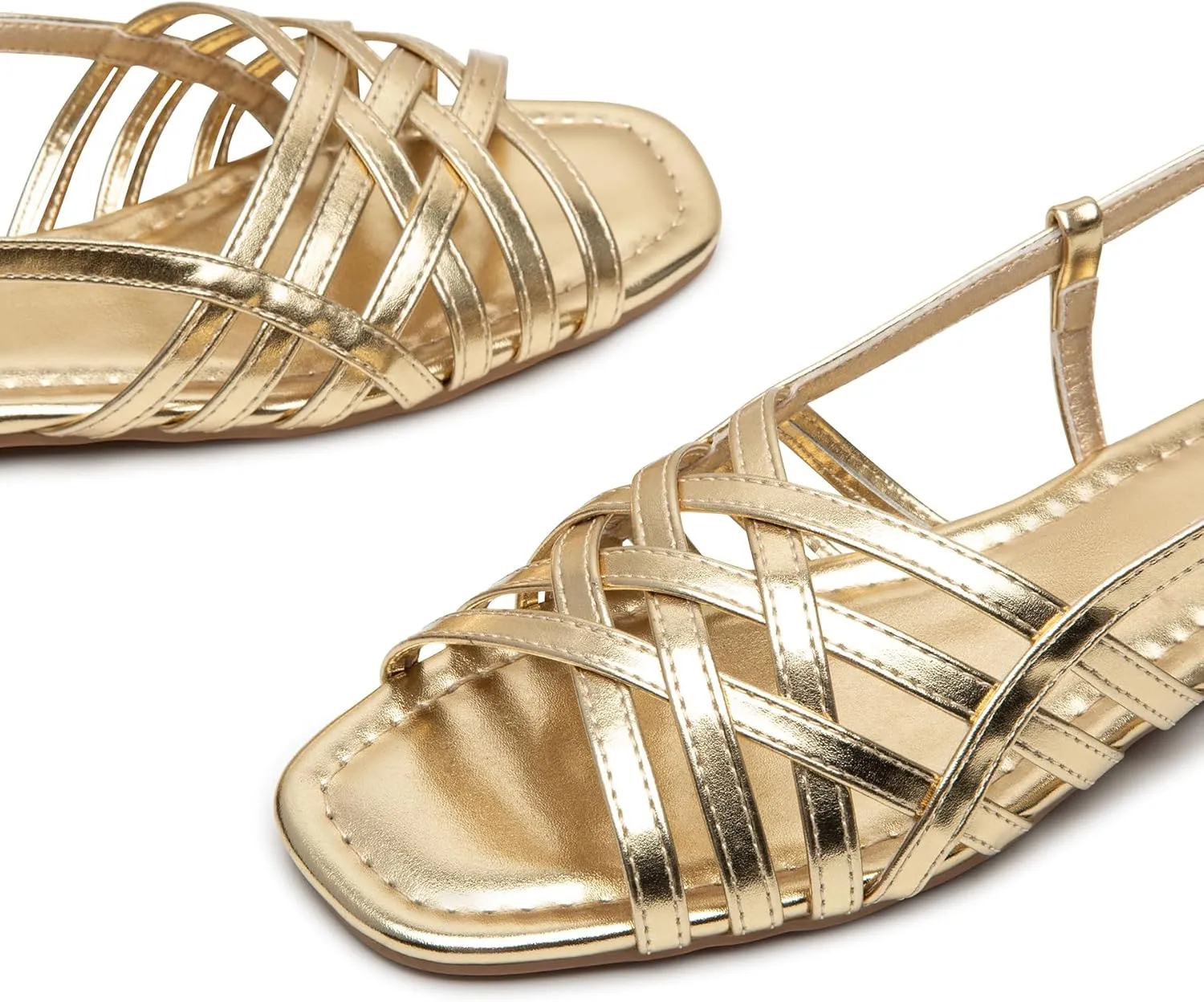 Trary Women's Flat Sandals Gladiator Sandals for Women Comfortable Ankle Strap Sandals Casual Fisherman Strappy Sandals for Women Dressy Summer Beach Shoes