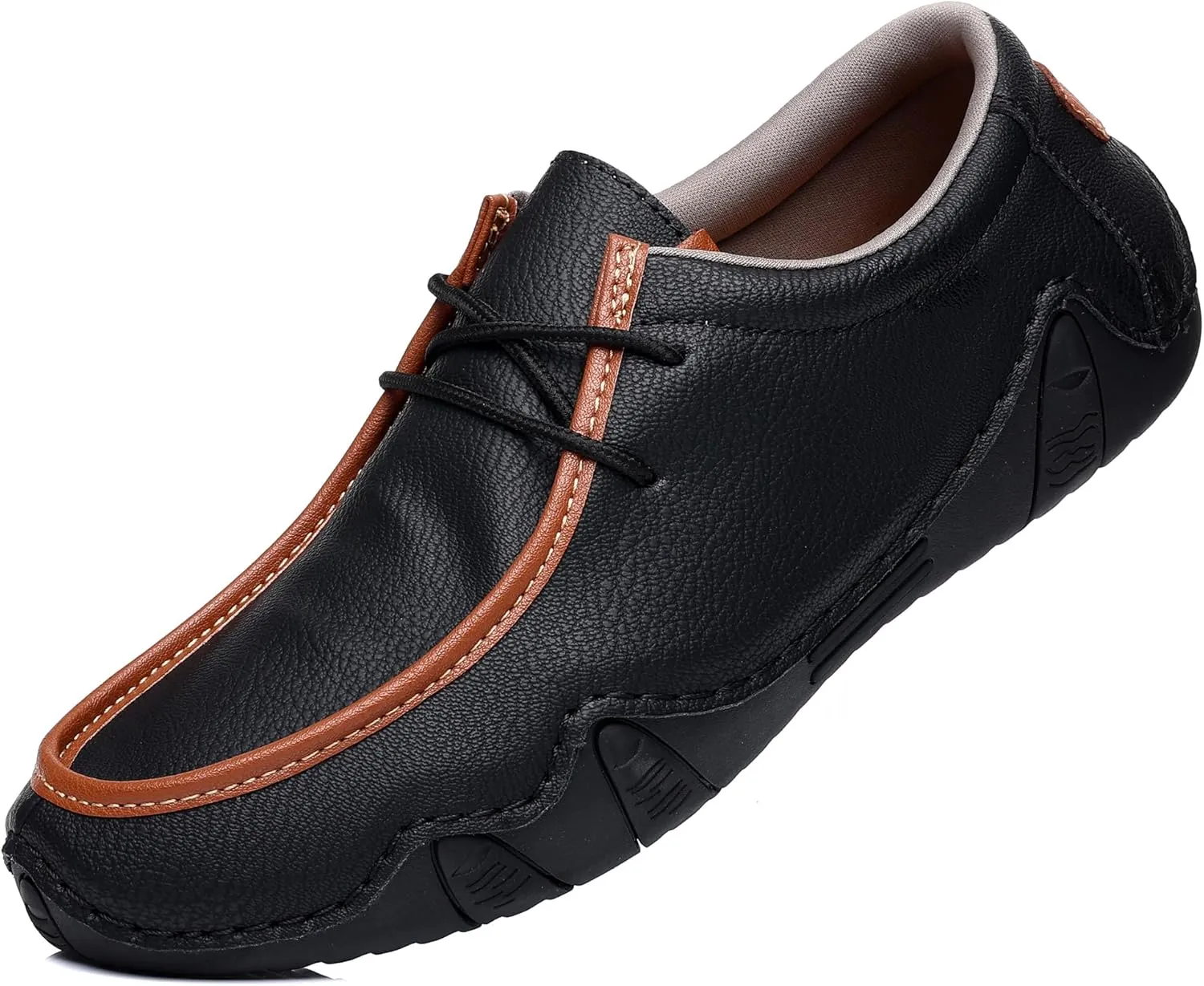 Trsorini Mens Casual Fashion Sneakers Driving Walking Climbing Shoes Beck Shoes Soft Moccasin Shoes