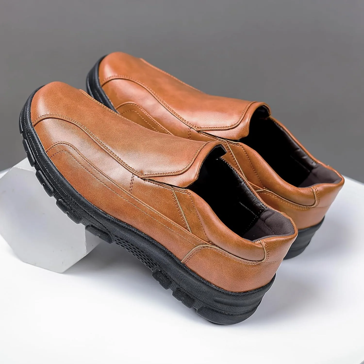 Trsorini Mens Casual Shoes Loafers Slip on Dress Business Office Premier Walking Lightweight Shoes Male