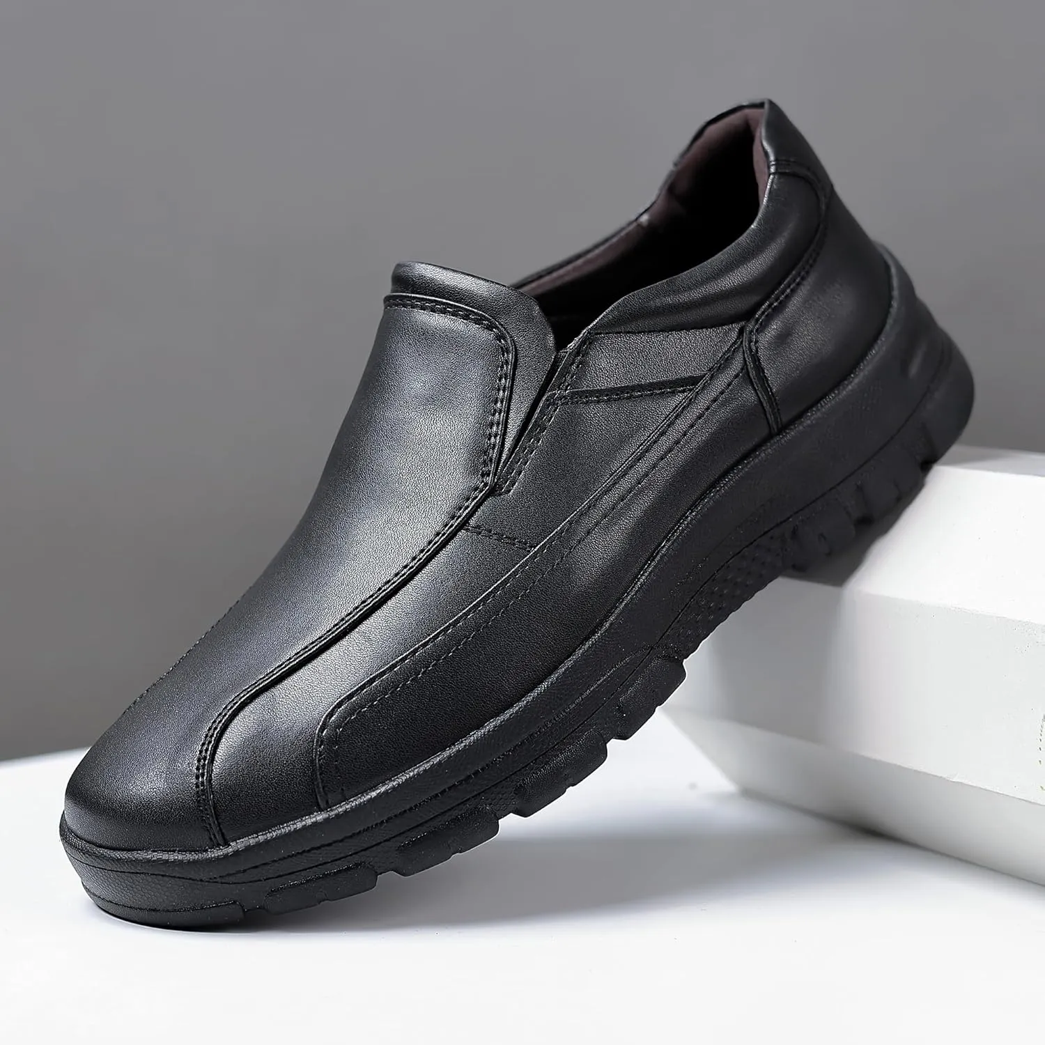 Trsorini Mens Casual Shoes Loafers Slip on Dress Business Office Premier Walking Lightweight Shoes Male