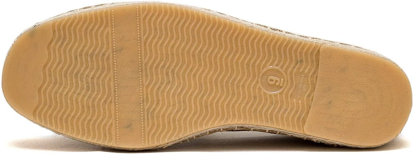 U-lite Men's Classic Suede Canvas Round Cap Toe Espadrilles Loafers Pure Color Slip On Comfortable Flats Shoes