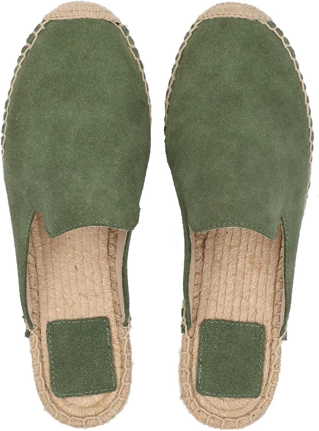 U-lite Women's Simple Mule Breathable Flat Espadrilles Shoes, Pure Color Mules