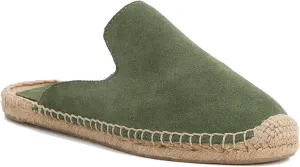 U-lite Women's Simple Mule Breathable Flat Espadrilles Shoes, Pure Color Mules