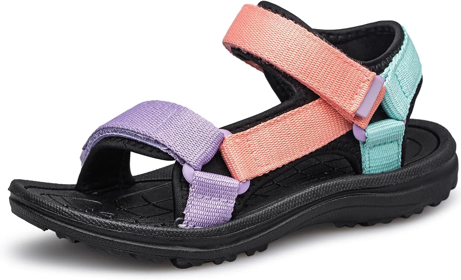 vibdiv Boys Girls Sandals Open-Toe Summer Outdoor Unisex Child Sport Sandals Athletic Lightweight(Toddler/Little Kid/Big Kid)