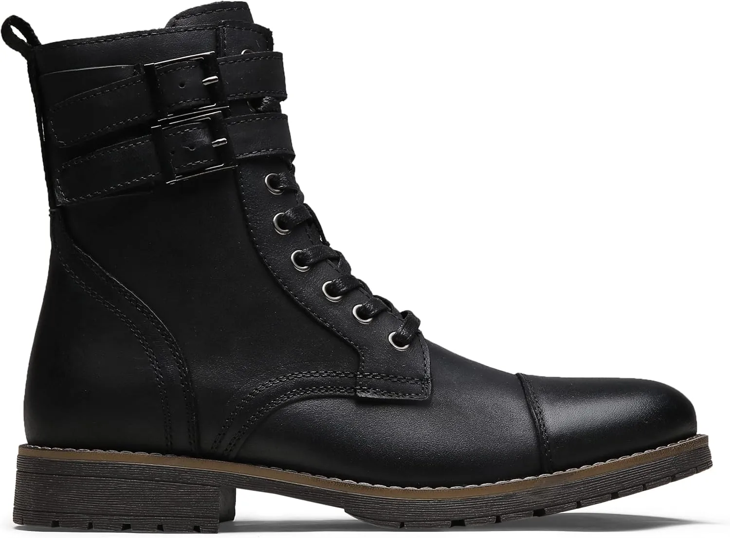 Vostey Mens Boots Motorcycle Casual Boots for Men Zipper Fashion Chukka Boots Mens