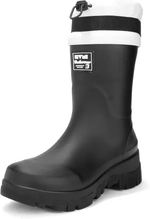 Waterproof Boots for Women Rain Boots Stylish Non Slip Rubber Boots Durable Garden Boots, Platform Mud Boots Fishing Boots for Outdoor Fashionable Booties