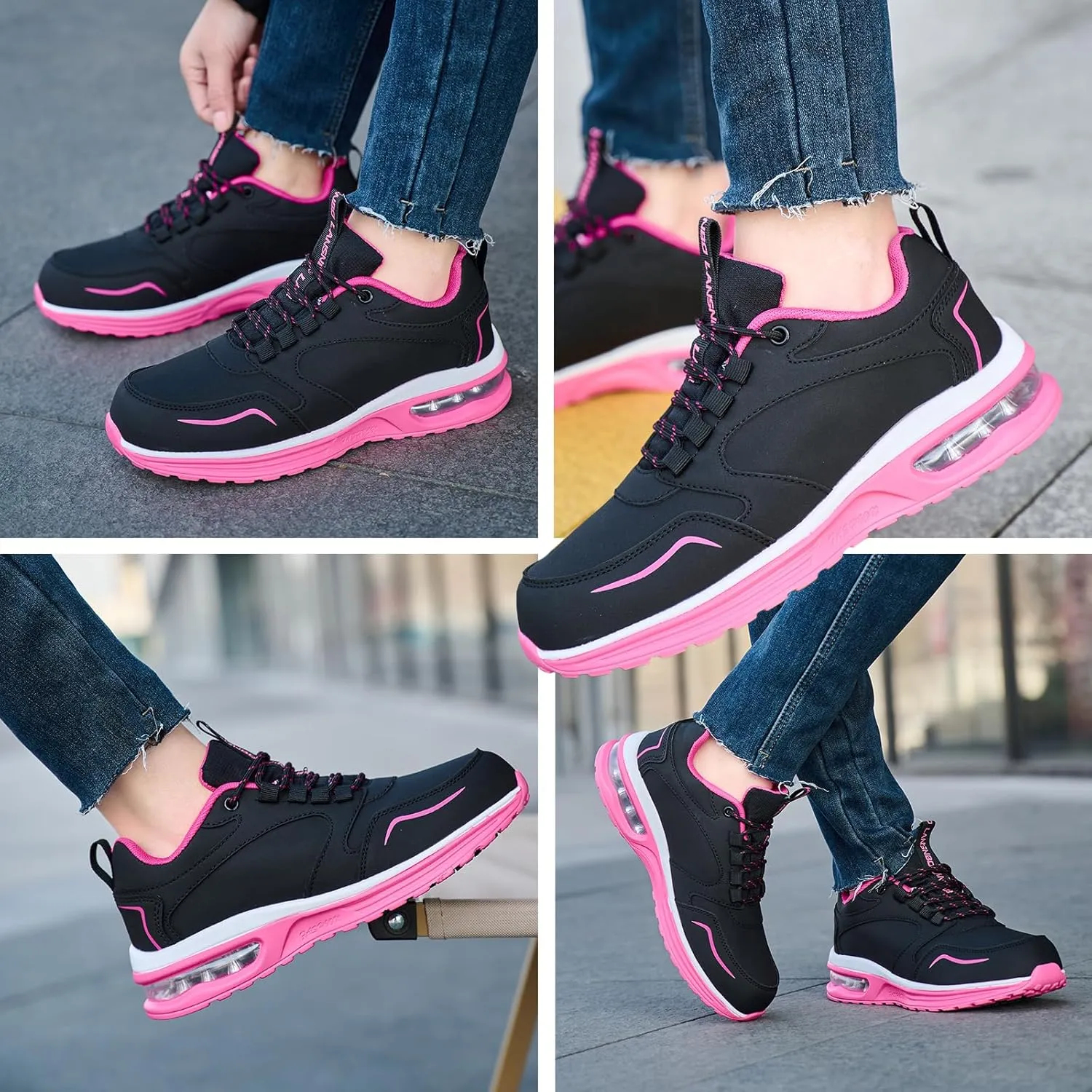 Waterproof Shoes for Women Wide Width Non Slip Sneakers for Work Chefs Food Service Water Resistant Walking Shoe Lightweight Slip Resistant Fashion Footwear for Nurse