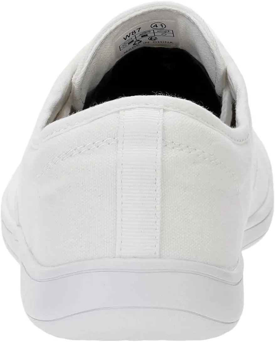 WHITIN Men's Wide Canvas Barefoot Sneakers | Zero Drop Sole | Minimalist Footwear