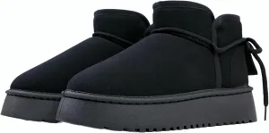 Winter Ankle Boots for Women - Water Resistant Leather Booties Non-Slip Platform Suede Mini Women's Boots - Perfect for Christmas Gifts