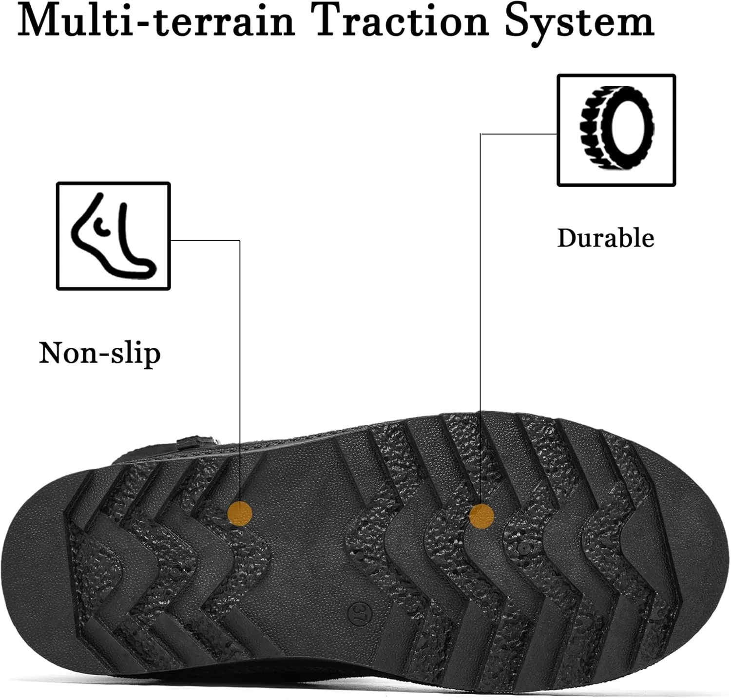 Winter Boots for Women Warm Ankle Boots Suede Faux Fur Lining Classic Zipper Anti-Slip Snow Booties Slippers Fashion Slip On Memory Foam Comfort Indoor & Outdoor Shoes