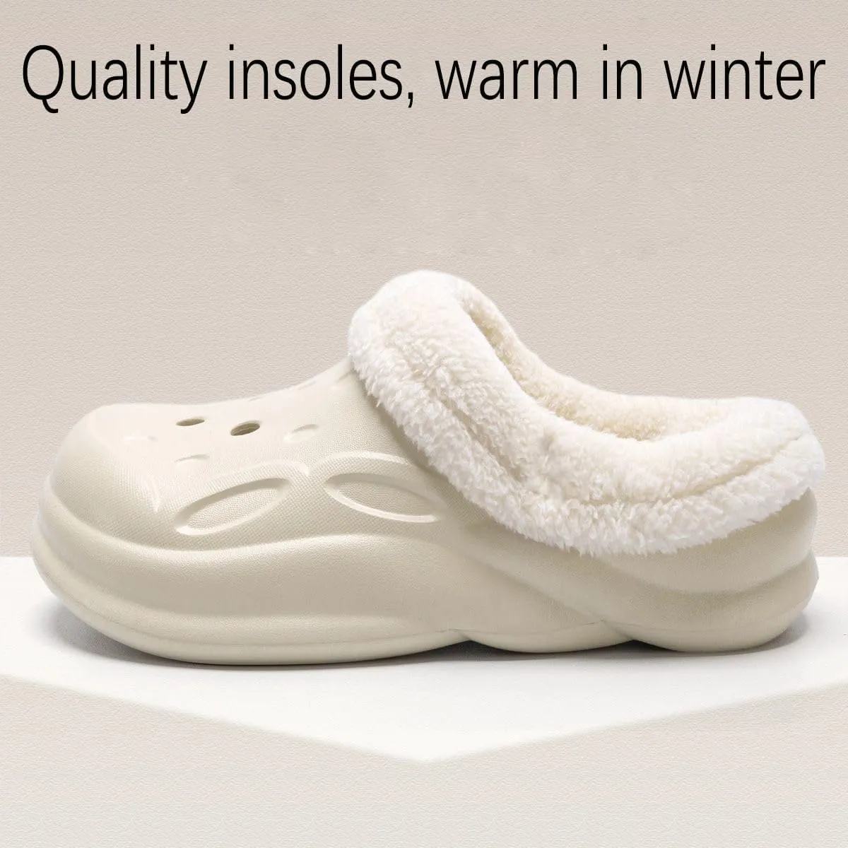 Winter Replacement Fur Insoles, Warm Insoles 2 Pairs, Unisex Home Slippers Insert Warm Insoles, Removable and Washable Fur c Insoles for Shoes, Boots, Slippers. (Black, 8.5-9)