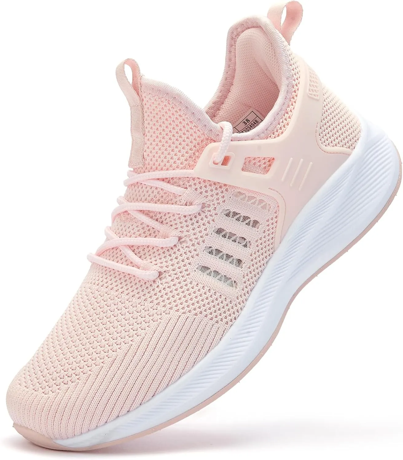 Womens Athletic Walking Shoes - Running Tennis Shoes Jogging Workout Lightweight Breathable Slip on Sneakers for Indoor Outdoor Gym Travel Work