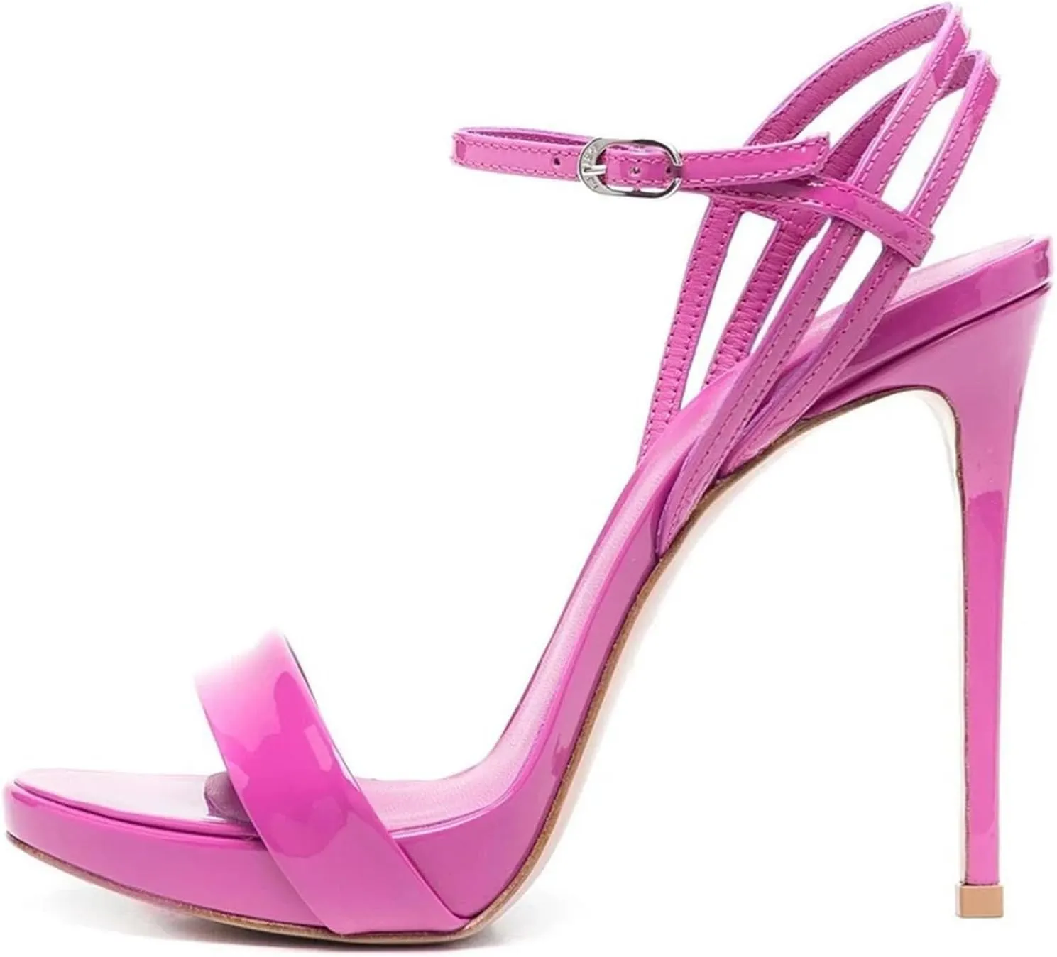 Women's Buckle Stiletto Sandals, Open Toe Summer Wedding Party Heels
