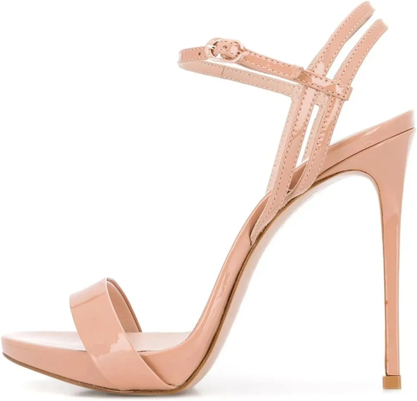 Women's Buckle Stiletto Sandals, Open Toe Summer Wedding Party Heels