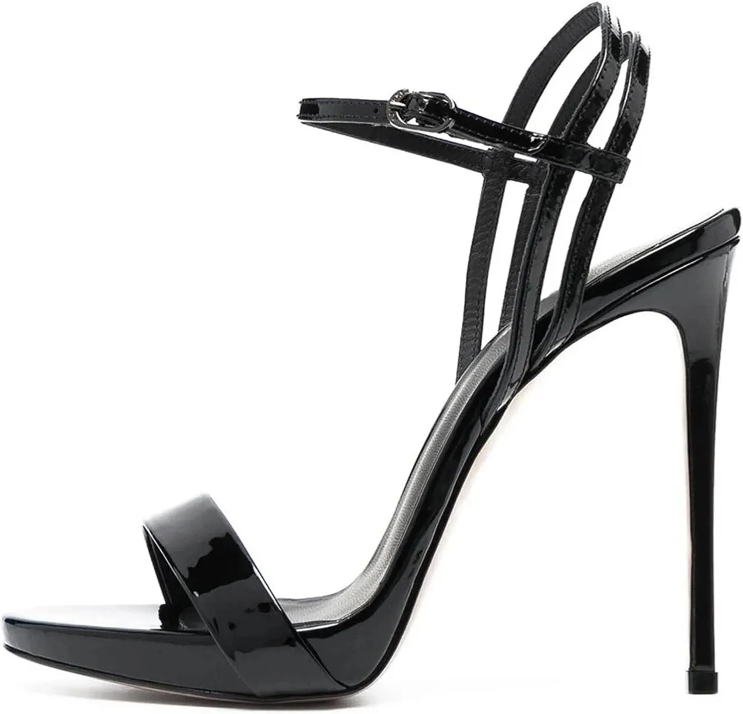 Women's Buckle Stiletto Sandals, Open Toe Summer Wedding Party Heels