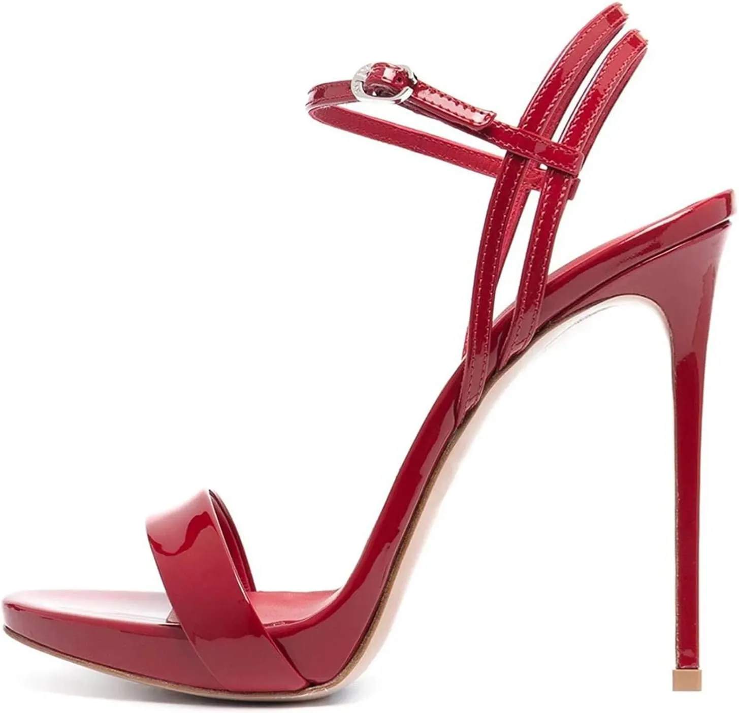 Women's Buckle Stiletto Sandals, Open Toe Summer Wedding Party Heels
