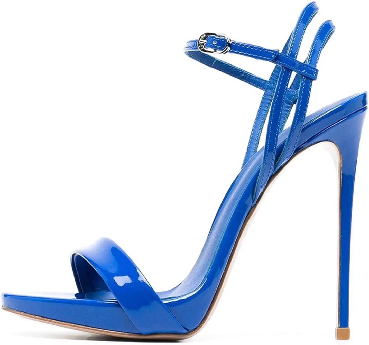 Women's Buckle Stiletto Sandals, Open Toe Summer Wedding Party Heels