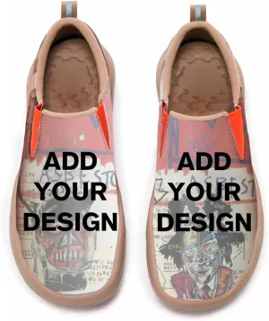 Women's Casual Loafers Microfiber Slip On Sneakers Art Painted Comfortable Soft Travel Shoes Colorful Butterfly