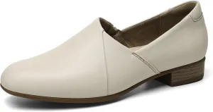 Women's Classic Comfort Dress Shoes Casual Leather Loafers Flats Cute Versatile Slip-Ons Everyday Work Shoes