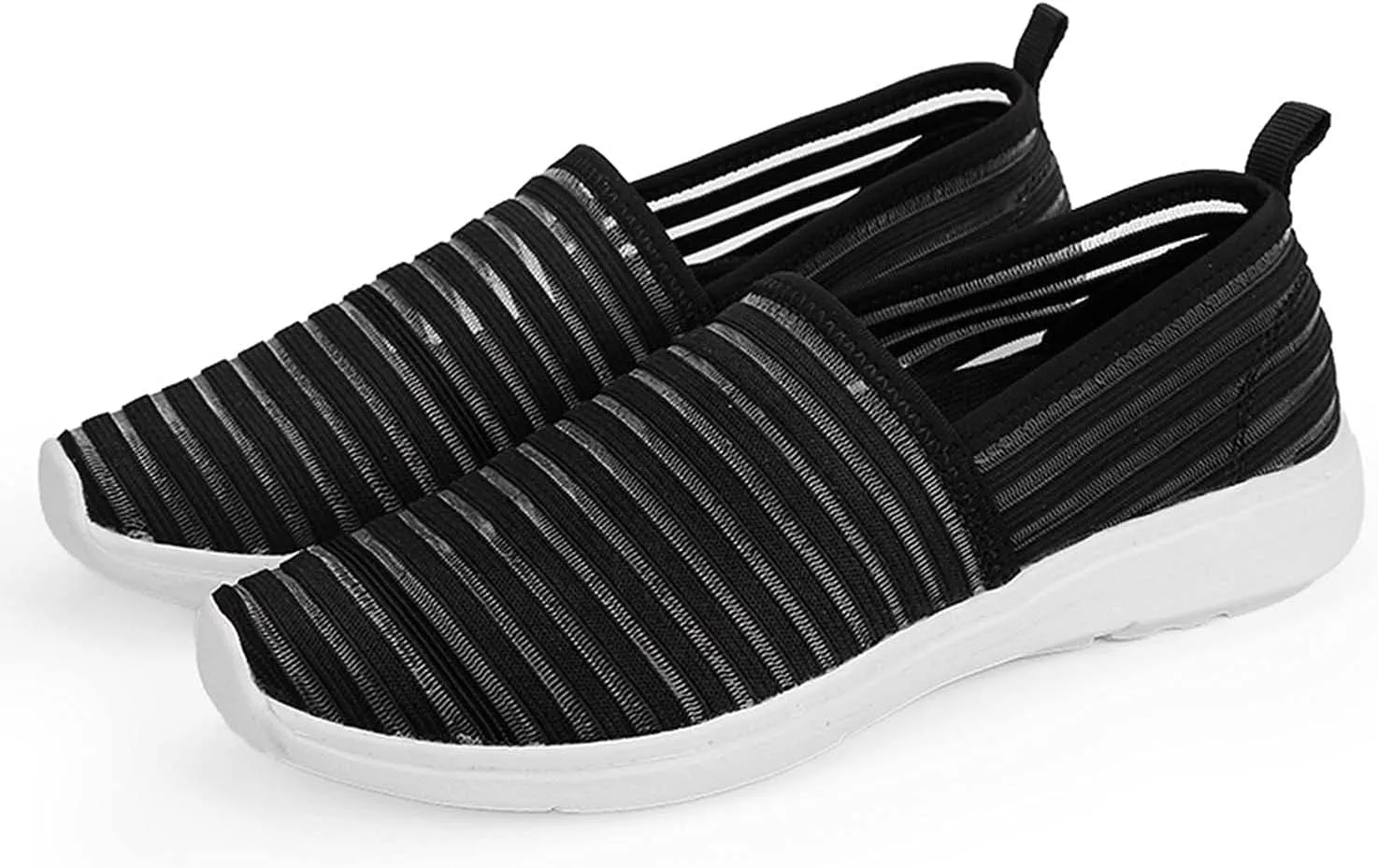 Women's Comfortable Mesh Loafers Casual Round Toe Slip On Driving Flats Walking Shoes for Womens Ladies