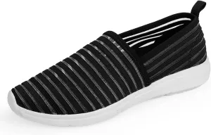 Women's Comfortable Mesh Loafers Casual Round Toe Slip On Driving Flats Walking Shoes for Womens Ladies