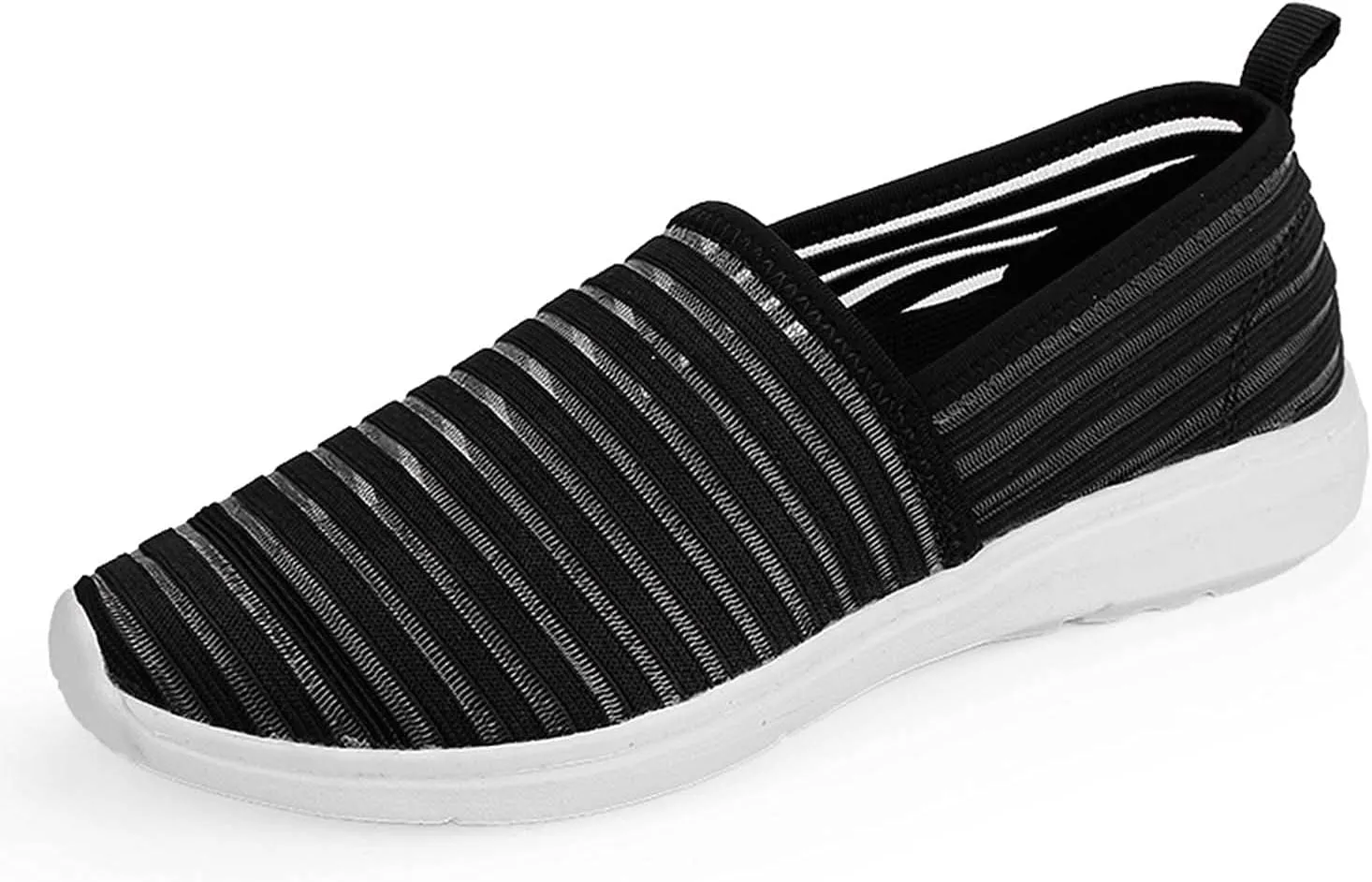 Women's Comfortable Mesh Loafers Casual Round Toe Slip On Driving Flats Walking Shoes for Womens Ladies