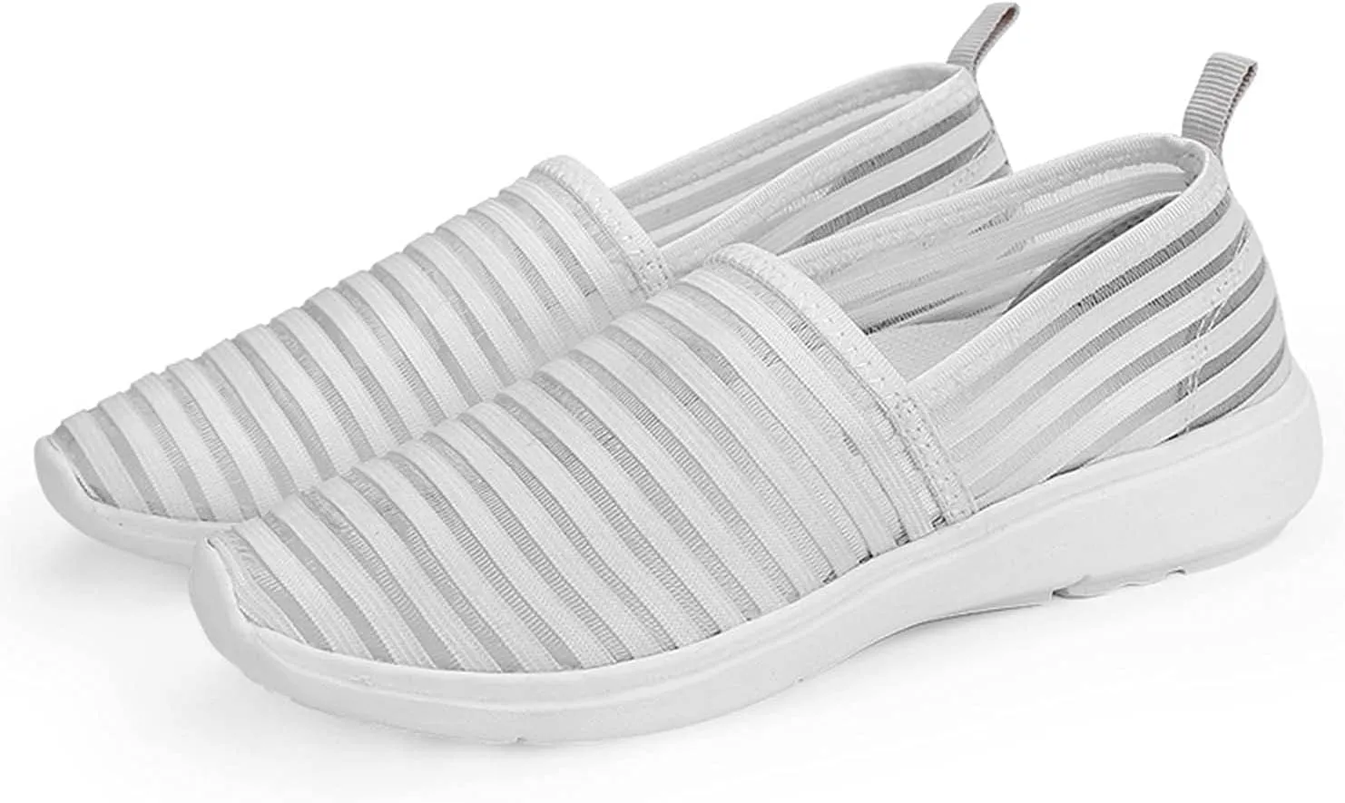 Women's Comfortable Mesh Loafers Casual Round Toe Slip On Driving Flats Walking Shoes for Womens Ladies