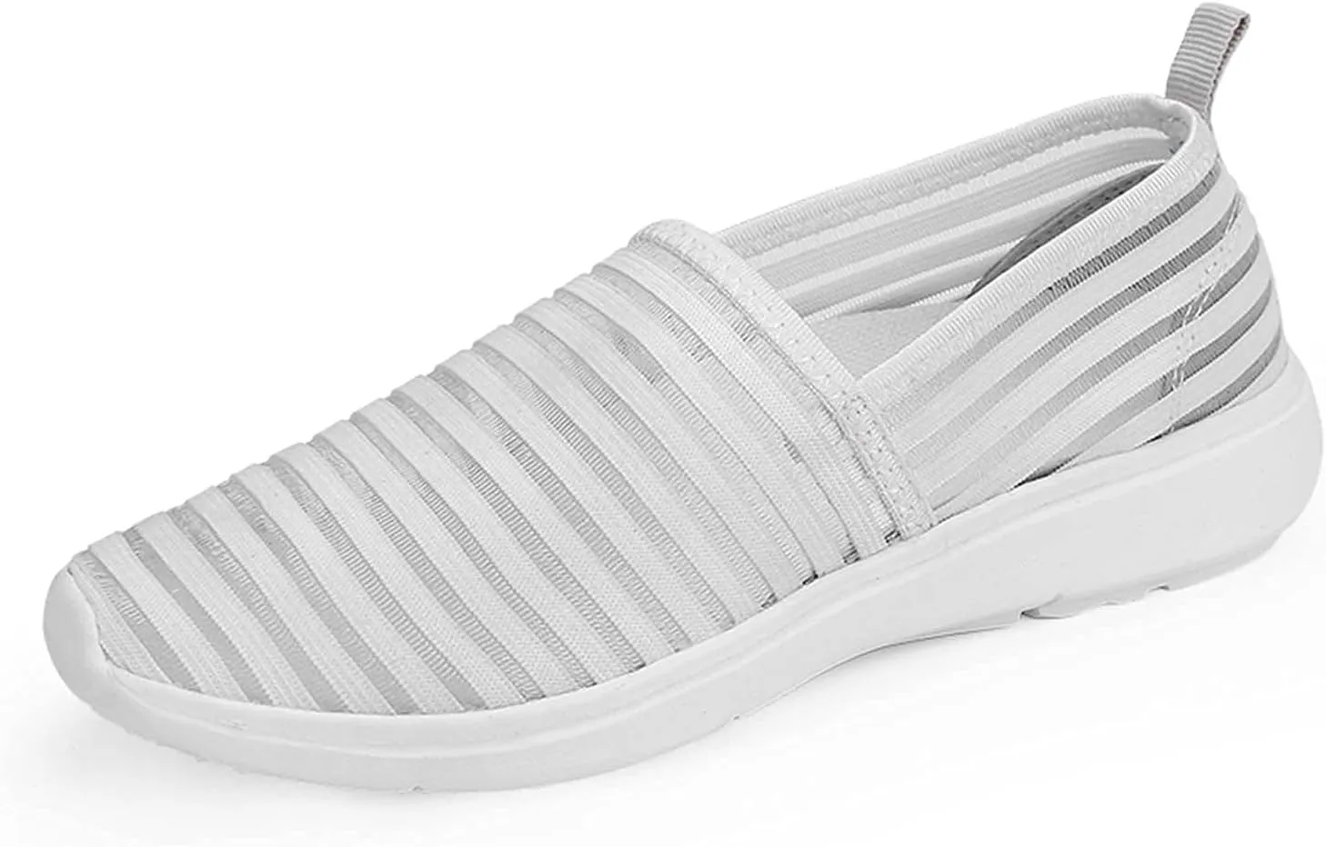 Women's Comfortable Mesh Loafers Casual Round Toe Slip On Driving Flats Walking Shoes for Womens Ladies