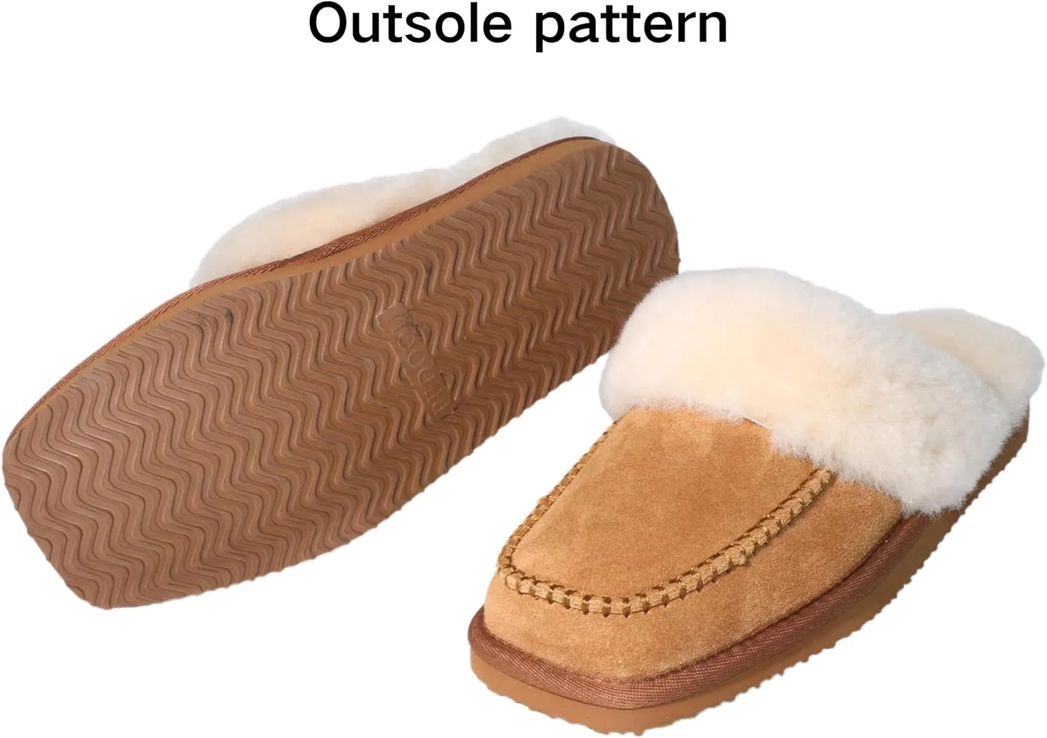 Womens Fluff Memory Foam Slippers Ladies Arch Support Warm Scuff Slippers Slip on Comfy Winter House Shoes with Non-Slip Indoor Outdoor Hard Sole