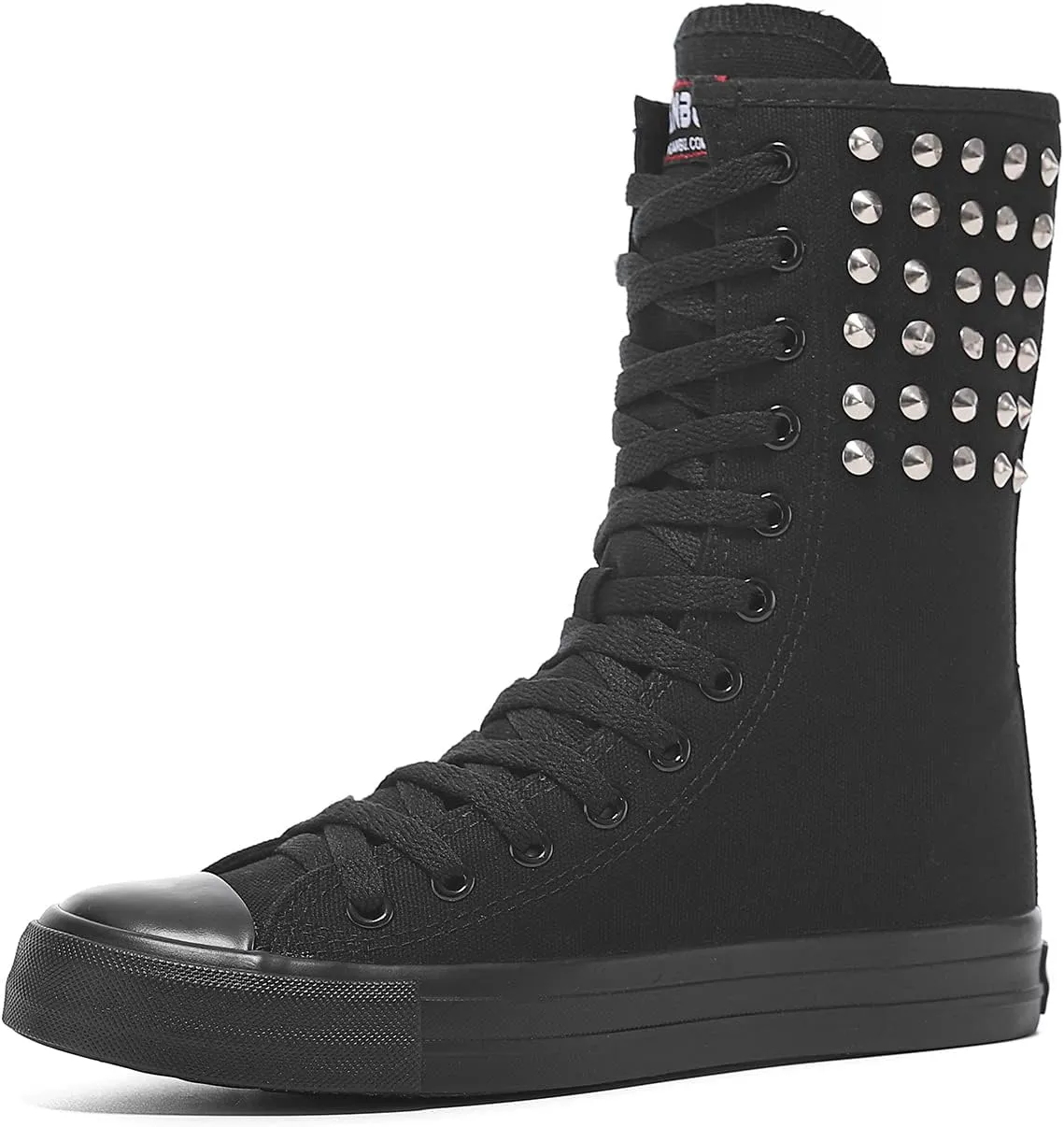 Womens High Top Canvas Sneakers Lace up Fashion Casual Shoes for Girls