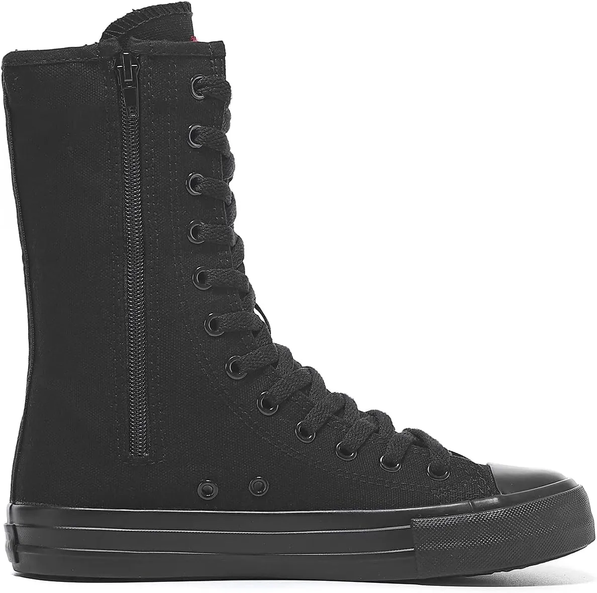 Womens High Top Canvas Sneakers Lace up Fashion Casual Shoes for Girls