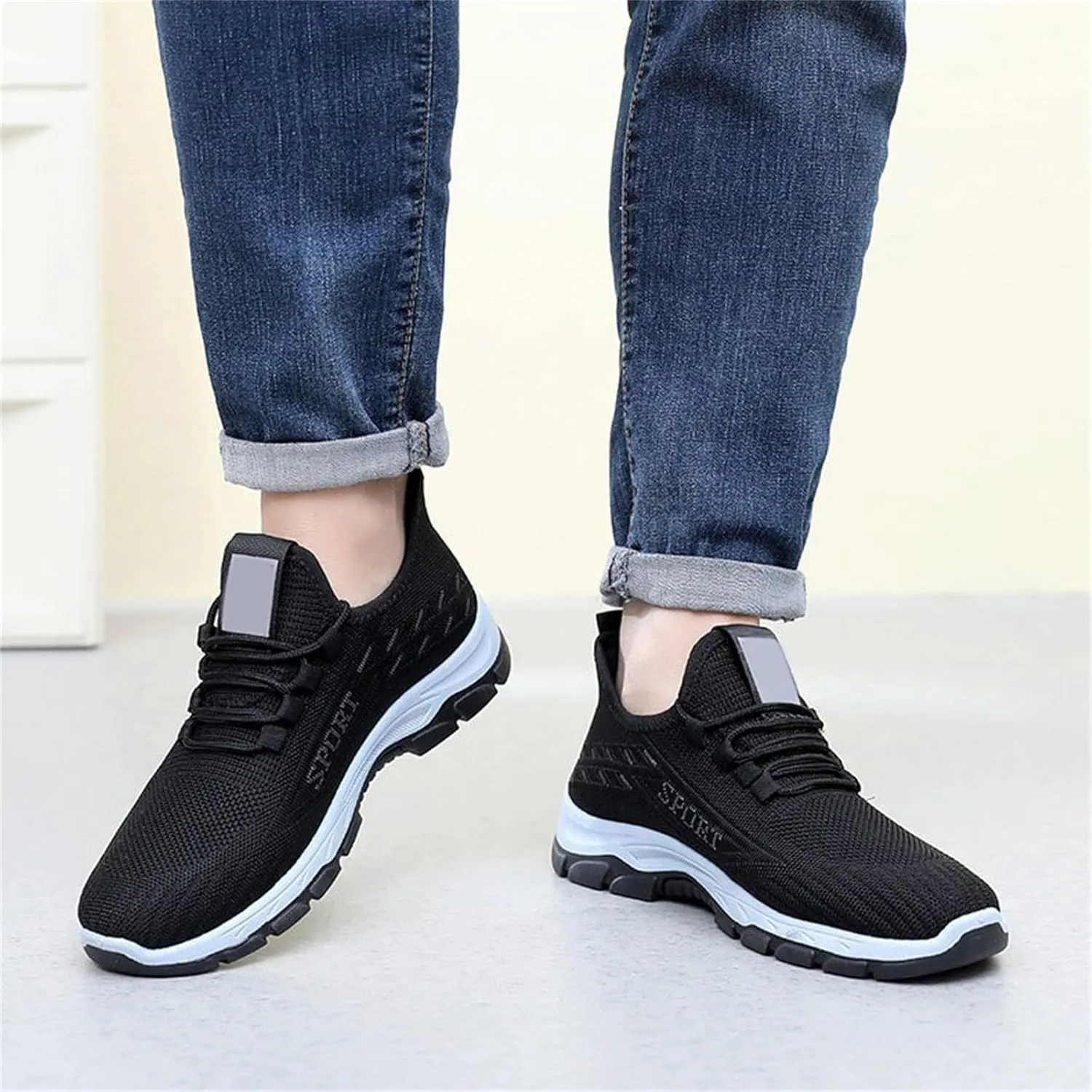Women's Orthopedic Shoes with Arch Support Slip On Mesh Breathable Casual Flats Loafers Comfortable Soft Woman Comfort Diabetic Fashion Walking Shoes Running Sneakers