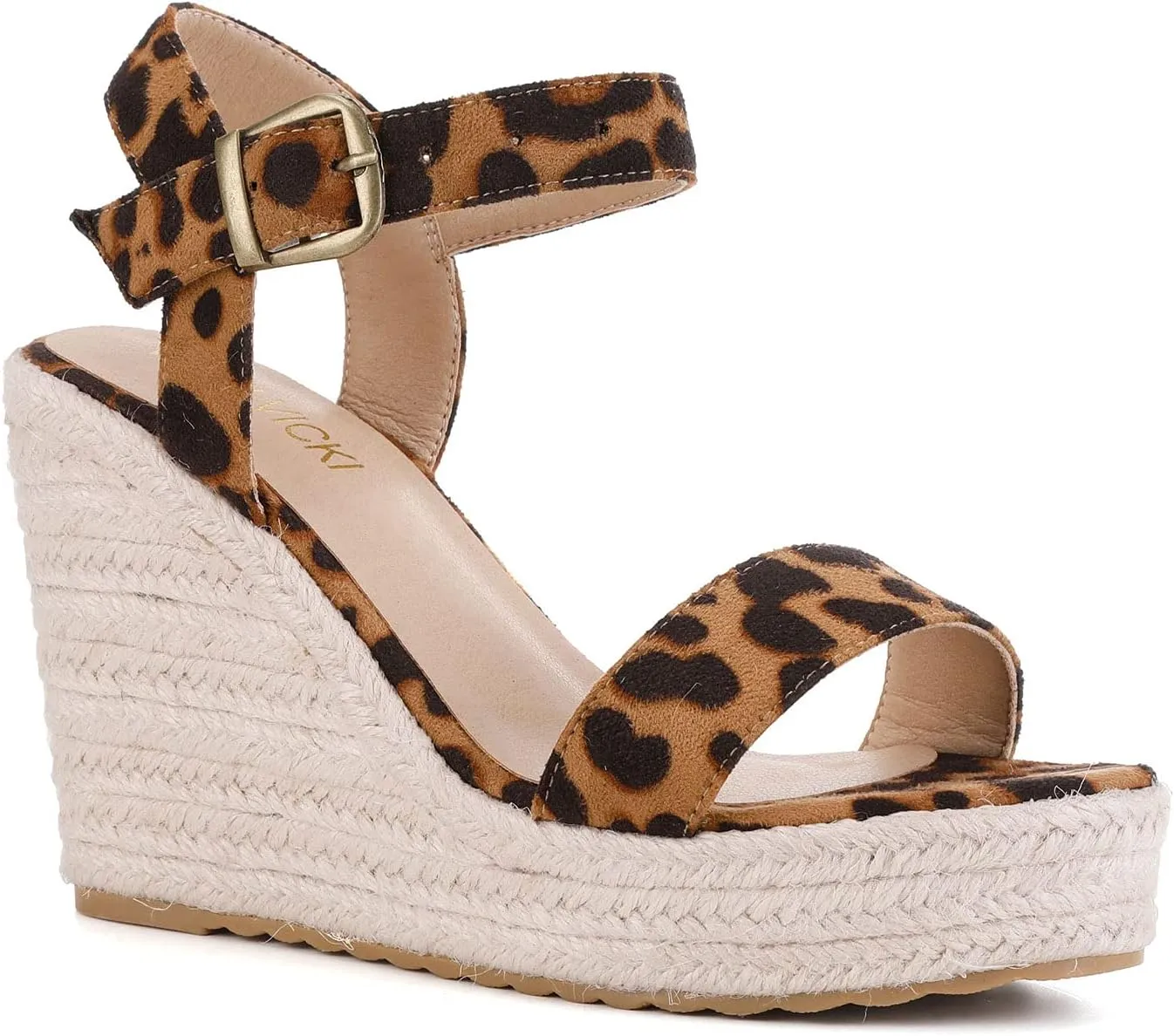 Women's Platform Sandals Wedge Ankle Strap Open Toe Sandals