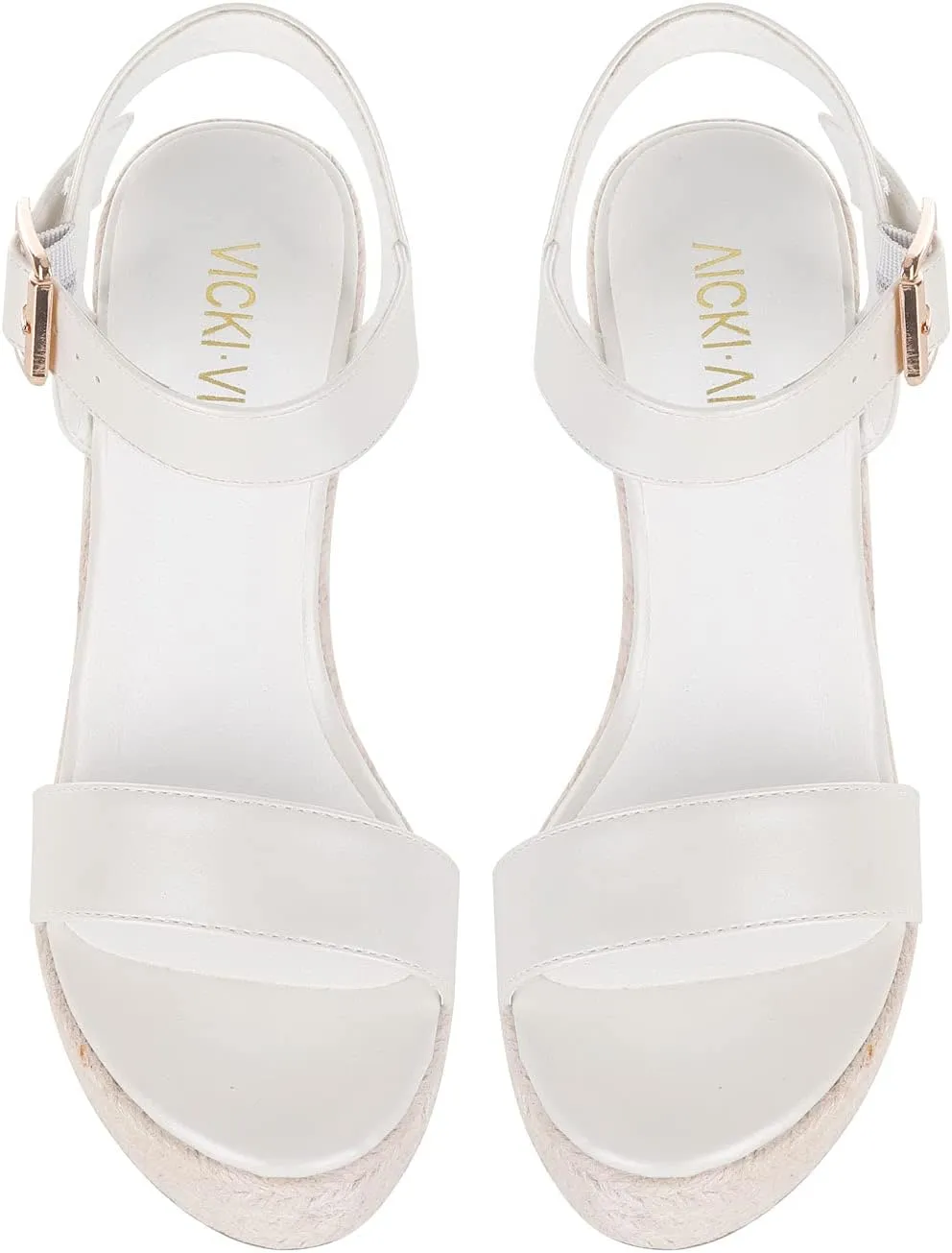 Women's Platform Sandals Wedge Ankle Strap Open Toe Sandals