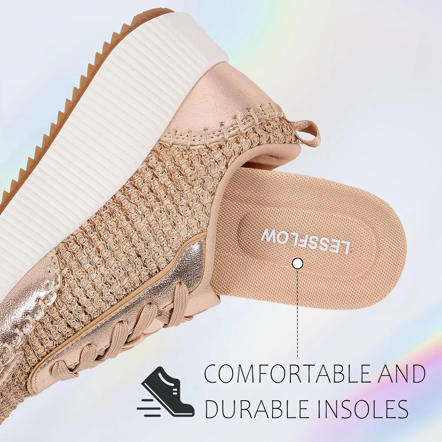 Women's Platform Sneakers Low Top Chunky Retro Braided Walking Shoes Comfortable Lace Up Casual Shoes
