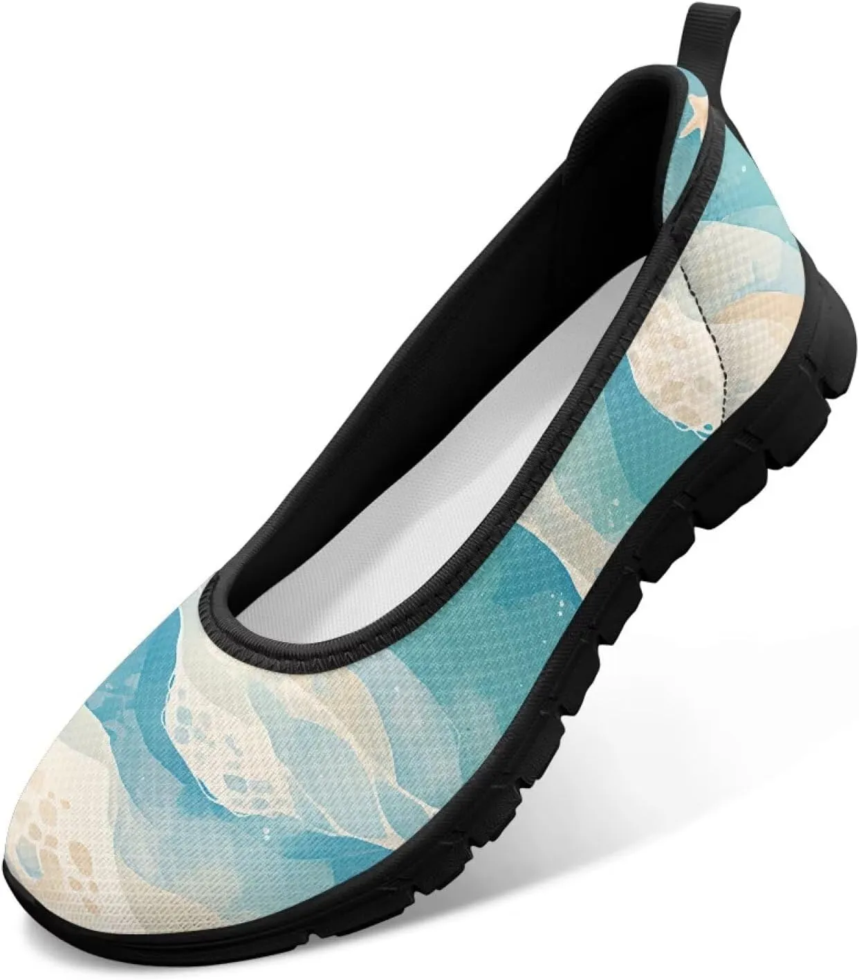 Women's Slip on Shoes Printed Lightweight Walking Shoes Stylish Loafers Non Slip Shoes Low-top Casual Shoes SizeUS 6-11