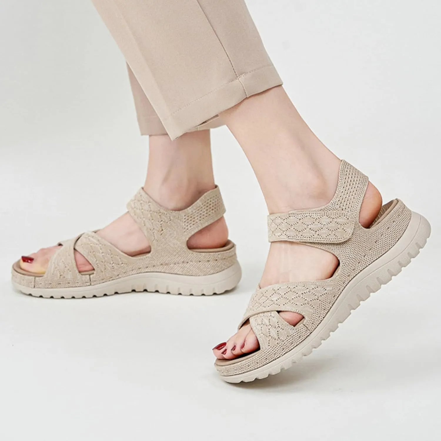 Women's Sports And Leisure Sandals New Hollow Thick Bottom Women's Sandals