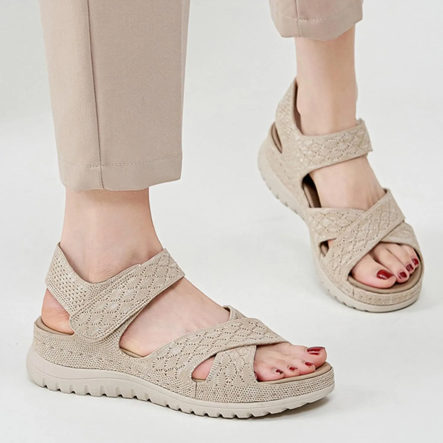 Women's Sports And Leisure Sandals New Hollow Thick Bottom Women's Sandals