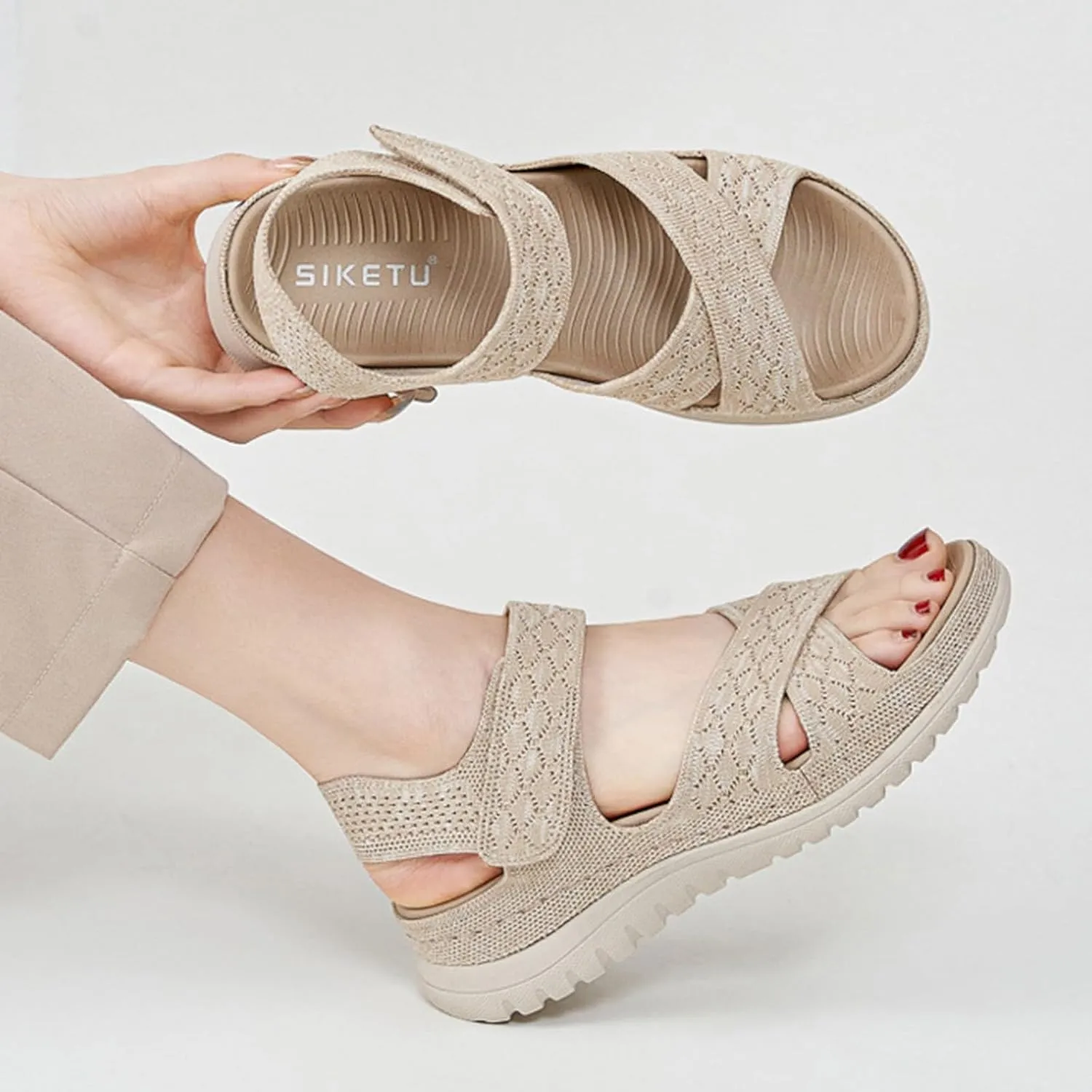 Women's Sports And Leisure Sandals New Hollow Thick Bottom Women's Sandals