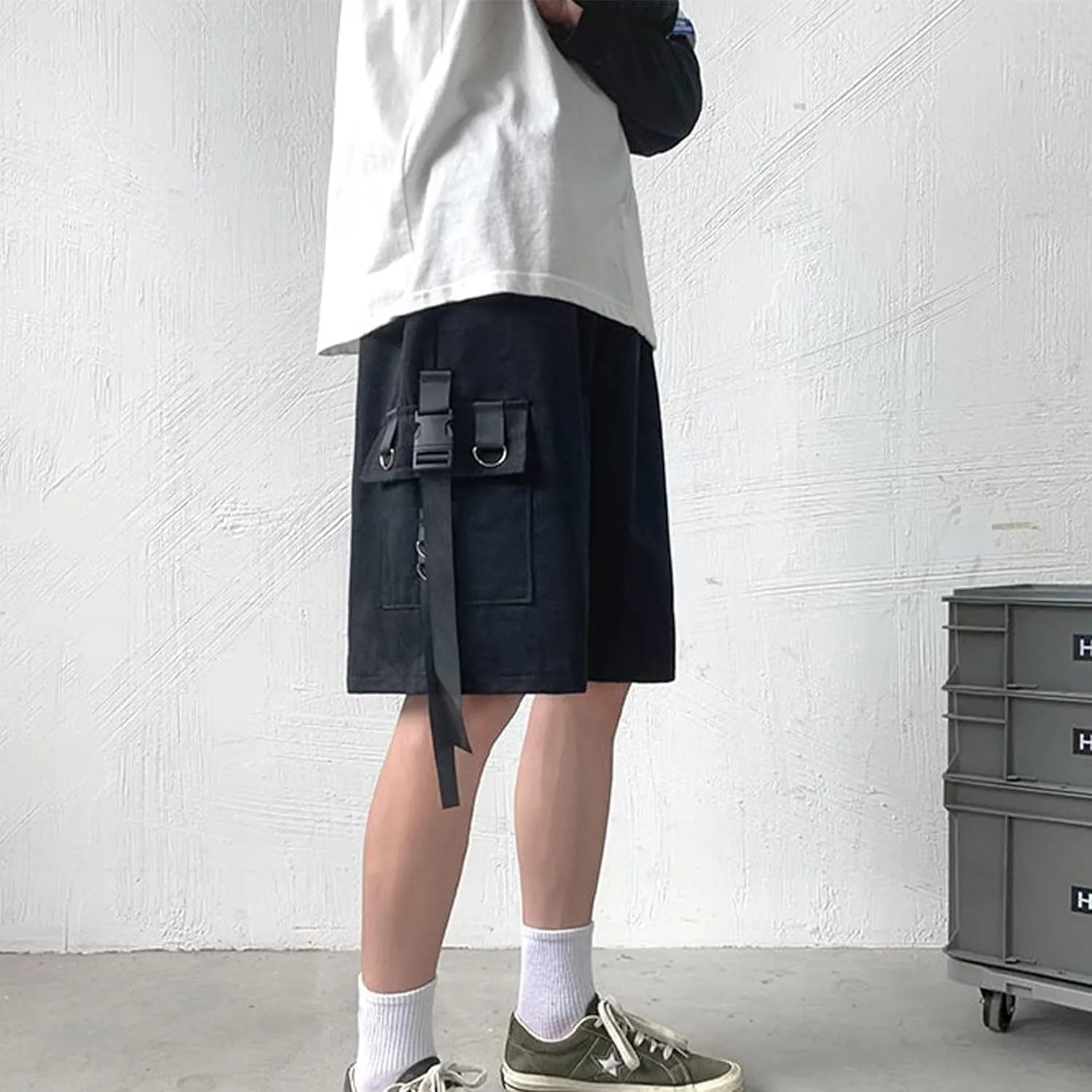 Women's Summer High Waist Cargo Shorts with Pockets Hiking Lightweight Quick Dry Short Pants