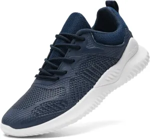 Womens Tennis Running Shoes Unisex Lightweight Breathable Walking Shoes Ultra Soft Flying Knitting Lace Up Fashion Sneakers Non Slip Athletic Trainers Casual Sports Shoes