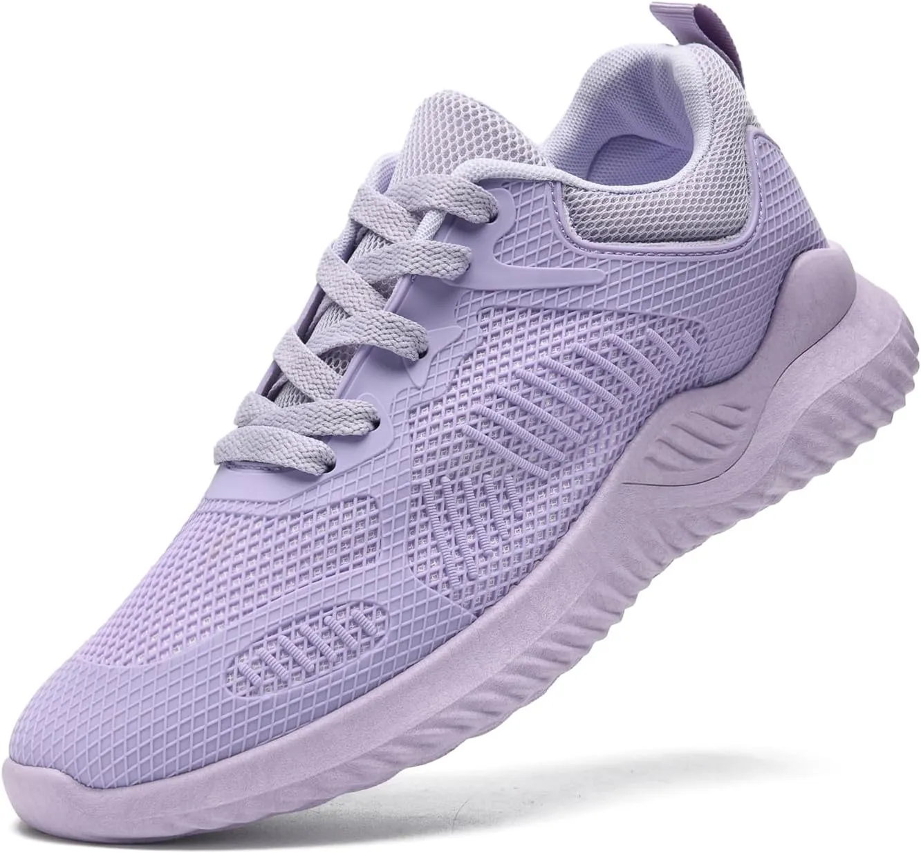 Womens Tennis Running Shoes Unisex Lightweight Breathable Walking Shoes Ultra Soft Flying Knitting Lace Up Fashion Sneakers Non Slip Athletic Trainers Casual Sports Shoes