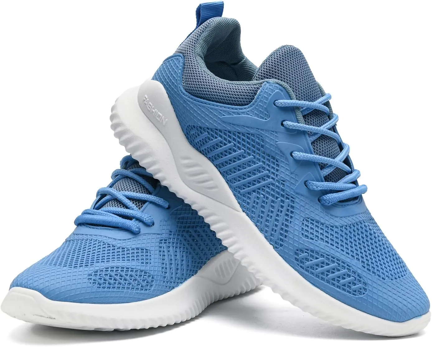 Womens Tennis Running Shoes Unisex Lightweight Breathable Walking Shoes Ultra Soft Flying Knitting Lace Up Fashion Sneakers Non Slip Athletic Trainers Casual Sports Shoes