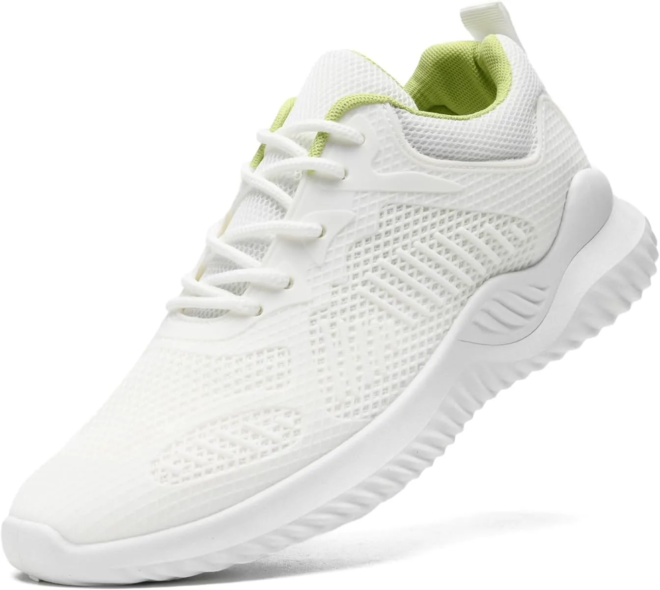 Womens Tennis Running Shoes Unisex Lightweight Breathable Walking Shoes Ultra Soft Flying Knitting Lace Up Fashion Sneakers Non Slip Athletic Trainers Casual Sports Shoes