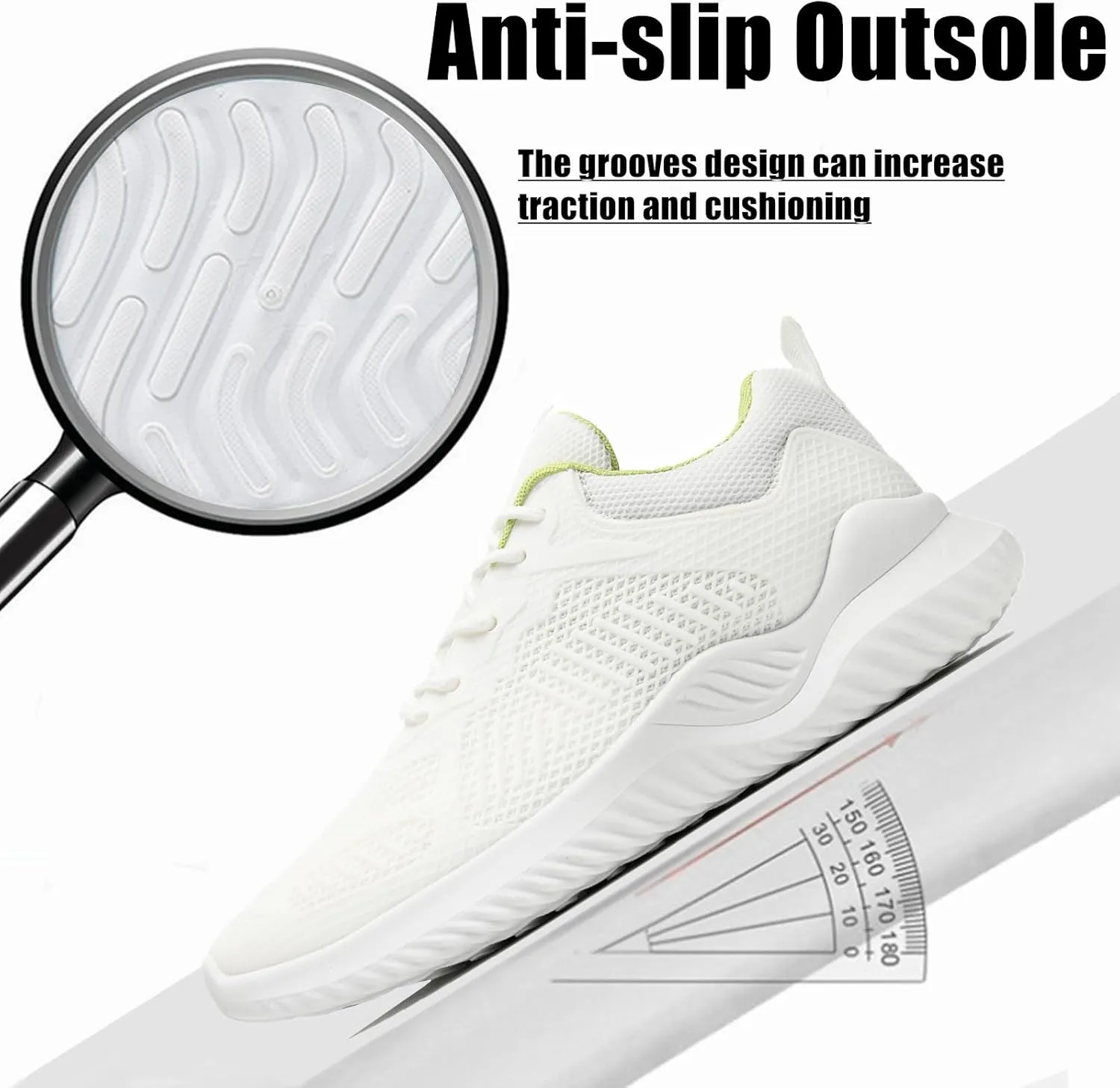 Womens Tennis Running Shoes Unisex Lightweight Breathable Walking Shoes Ultra Soft Flying Knitting Lace Up Fashion Sneakers Non Slip Athletic Trainers Casual Sports Shoes