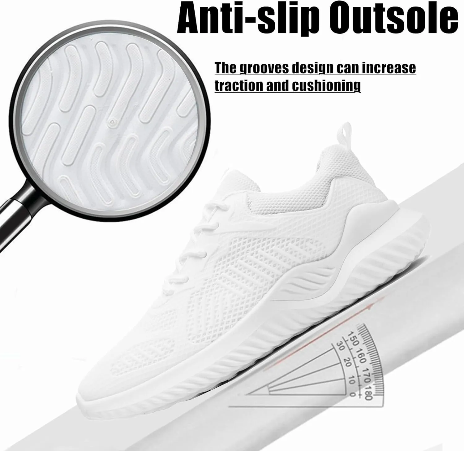 Womens Tennis Running Shoes Unisex Lightweight Breathable Walking Shoes Ultra Soft Flying Knitting Lace Up Fashion Sneakers Non Slip Athletic Trainers Casual Sports Shoes
