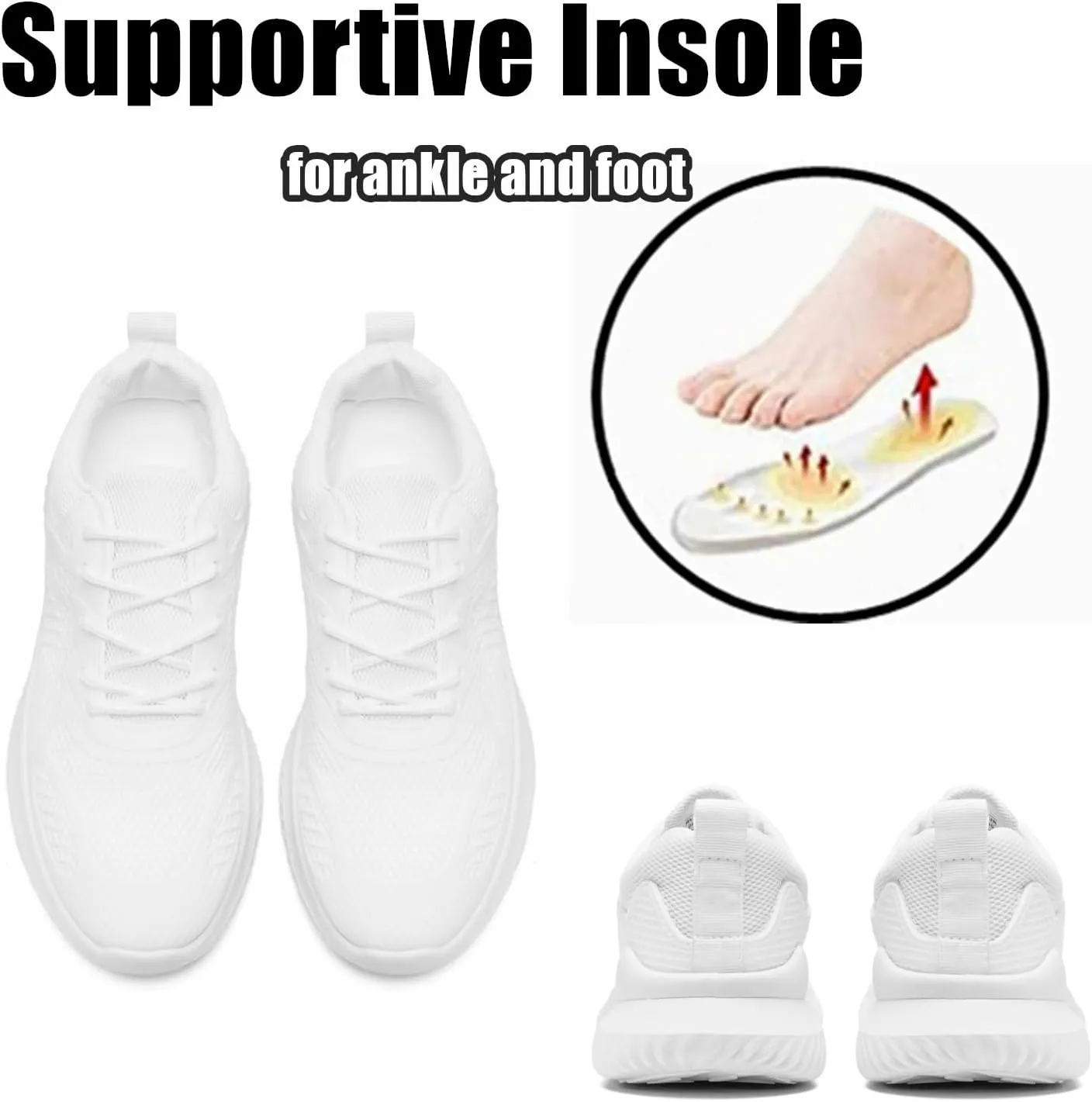 Womens Tennis Running Shoes Unisex Lightweight Breathable Walking Shoes Ultra Soft Flying Knitting Lace Up Fashion Sneakers Non Slip Athletic Trainers Casual Sports Shoes