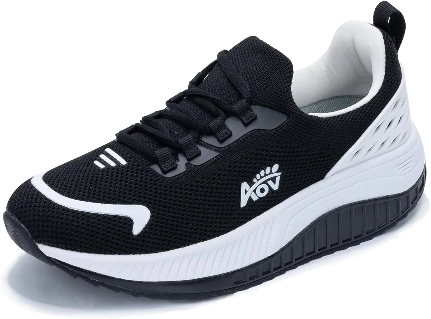 Womens Walking Shoes Arch Support Slip on Wide Platform Sneakers Comfortable Running Shoes for Gym Daily Leisure